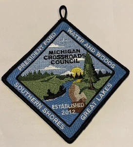 2012 Michigan Crossroads Council Backpatch - Picture 1 of 2