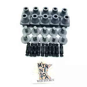 Micro Knex Gray Clip Panel / micro Rod Pin/Peg Kit K'nex Rare Replacement Parts - Picture 1 of 7