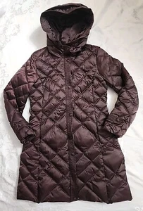 Laundry By Shelli Segal Size Large Women's Winter Down Puffer Coat Color Brown - Picture 1 of 16