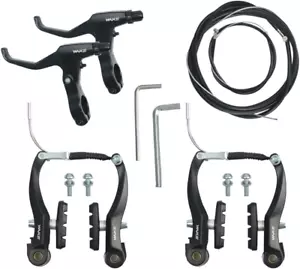 Juego completo de frenos universales para bicicleta, incluye cable y palancas. - Bild 1 von 12