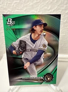 2022 Bowman Platinum - Top Prospects Green #TOP-15 Robert Gasser /99 (RC) - Picture 1 of 3