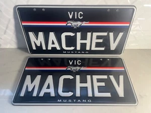 Vic Number Plates, MACHEV. BRAND NEW in box Suit any Ford Mustang Mach EV owner. - Picture 1 of 1
