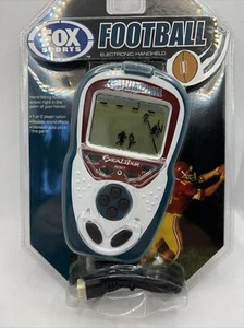 FOX SPORTS FOOTBALL ELECTRONIC HANDHELD VIDEO GAME FX204-CS Excalibur NIP NEW - Picture 1 of 11