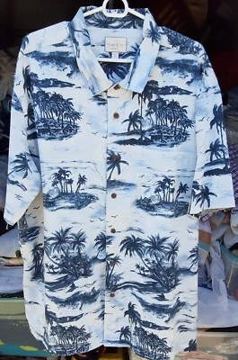 Men's Trader Bay Palm Tree Island Print Hawaiian Shirt XXL NWOT - Image 1 of 3