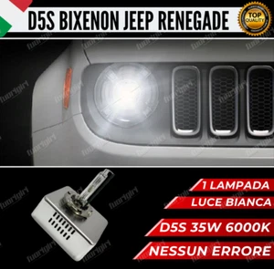1 LAMPADA D5S JEEP RENEGADE XENON BIXENON 35W 6000K BIANCO NESSUN ERRORE - Imagen 1 de 4