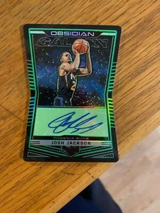 2017-18 PANINI OBSIDIAN JOSH JACKSON GALAXY ELECTRIC ETCH GREEN AUTOGRAPH 2/15 P - Picture 1 of 1
