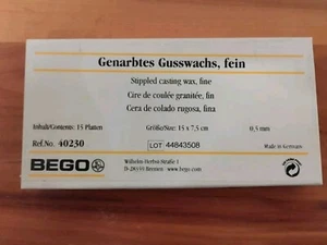 Bego genarbtes Gußwachs fein 0,5mm  - Bild 1 von 4