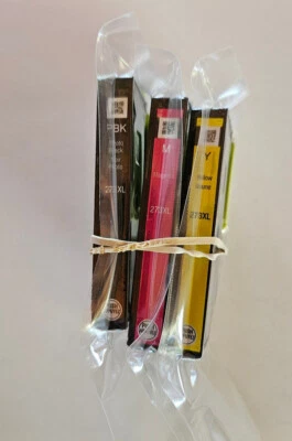 Genuine Epson 273XL Photo Black, Magenta, and Yellow Ink Cartridges - Image 1 of 2
