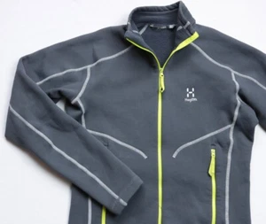 Haglofs Kilios Fleece Jacket mens Full Zip Sweatshirt top size S Small STRETCH - Picture 1 of 10