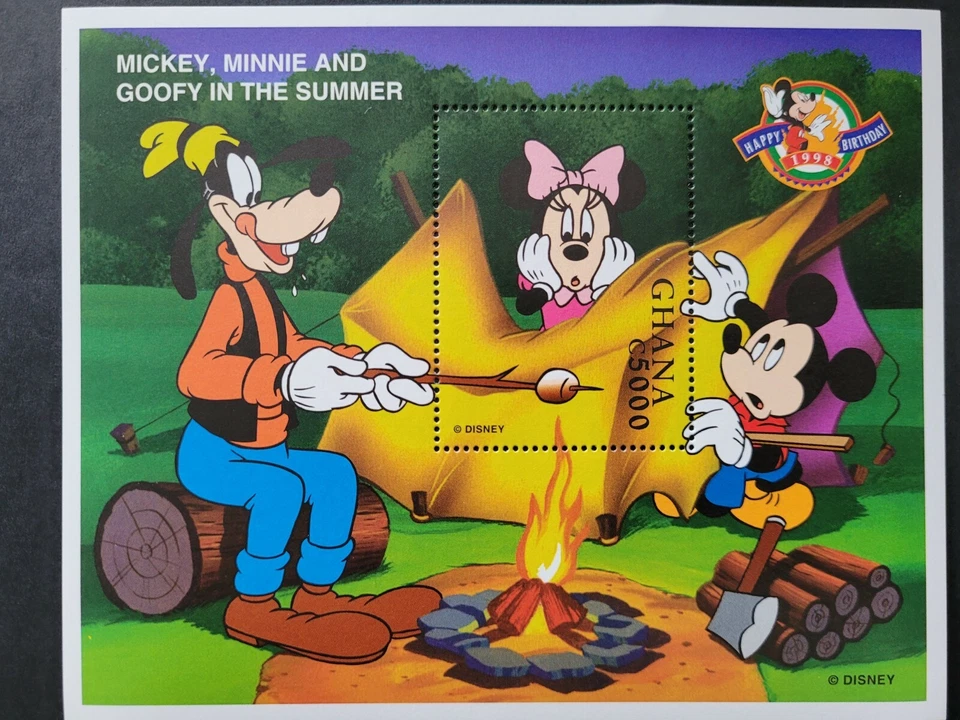 Ghana 1998 / A Year in the Life of Mickey Mouse and Friends-Mickey,Goofy,Minnie - Image 1 of 1