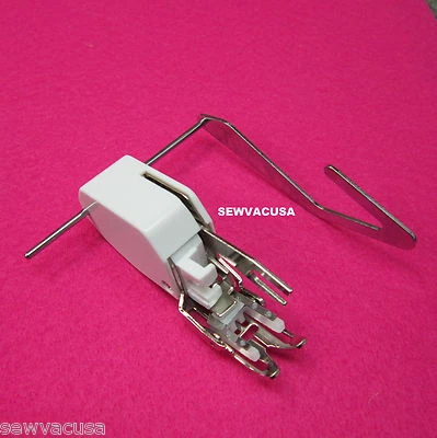 Pé acolchoado para caminhada com guia compatível com Brother Kenmore White Singer Simplicity - Imagem 1 de 2