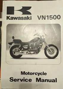 Kowasaki VN1500 Motorcycle Service Manual - EUC - Picture 1 of 7