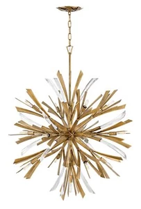 Fredrick Ramond FR40905BNG Vida 13 Light 42" High Abstract Chandelier*NEW* - Picture 1 of 9