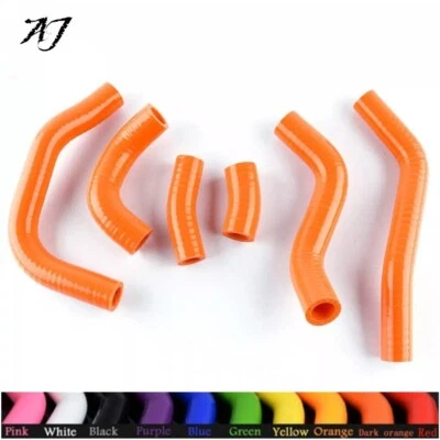 Оранжевый силиконовый шланг радиатора охлаждающей жидкости для Honda CRF450R CRF 450R 2013-2014 годов выпуска - Изображение 1 из 4