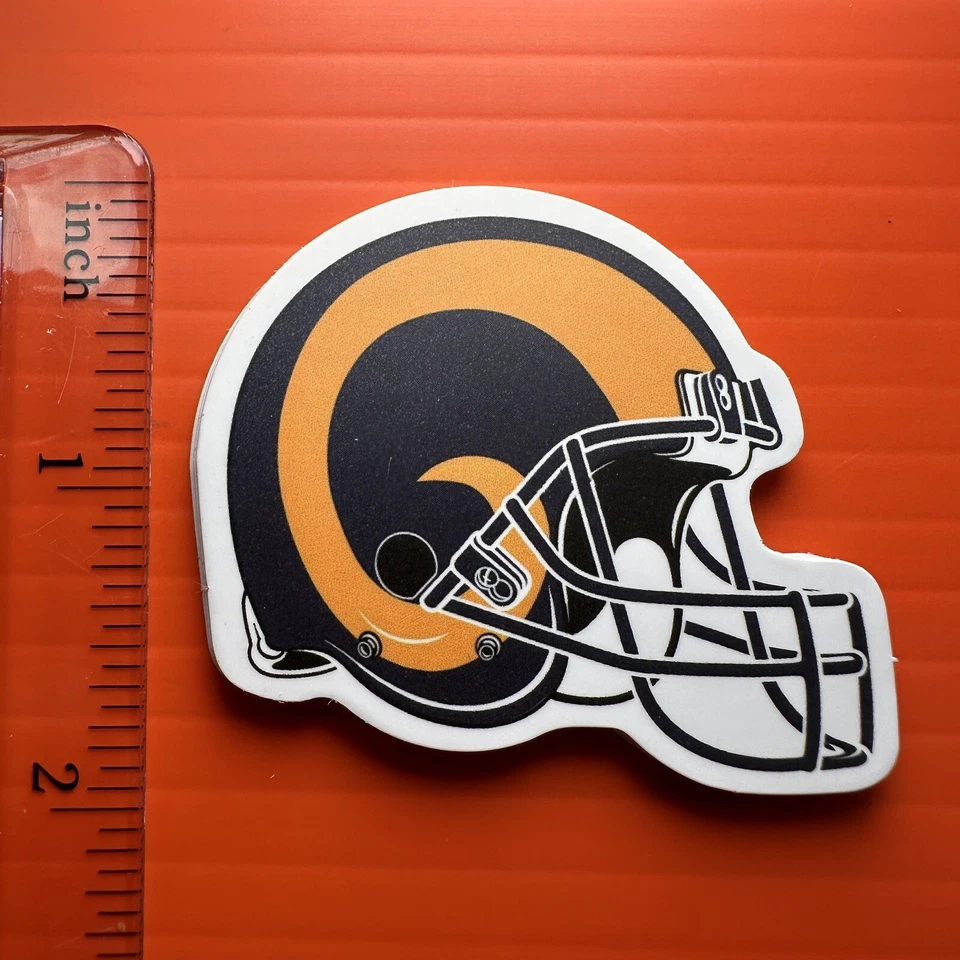 Los Angeles Rams NFL Sticker Football - Image 1 of 1