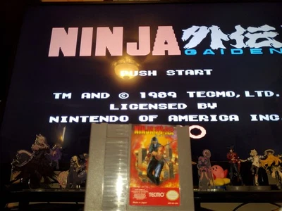 Ninja Gaiden (Nintendo Entertainment System, 1989) w/sleeve - Image 1 of 4