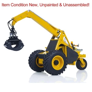 Metal 1/14 Hydraulic Log Loader AOUE 225A Sugarcane Grabber Car KIT Model Lights - Picture 1 of 12