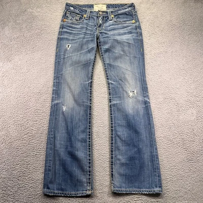 Pantalones de mezclilla Big Star Liv corte bota para mujer 29L lavado medio bolsillos adornados Foto 1 de 4