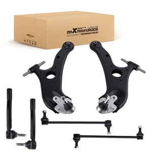 6Pcs Front Lower Control Arms Tie Rod Sway Bar Link for Toyota Sienna 2011-2020 - Picture 1 of 19