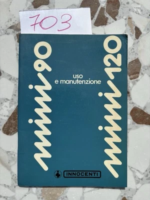 Libretto Uso e Manutenzione INNOCENTI MINI 90 e MINI 120 - 12/1978 - Originale - Immagine 1 di 4