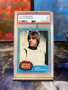 1977 Topps Star Wars Luke Skywalker No. 1 PSA 5.5 - Picture 1 of 2