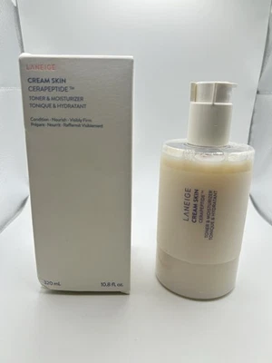 NIB Laneige Large sz Cream Skin Cerapeptide Toner & Moisturizer Peptides 10.8 Oz - Image 1 of 4