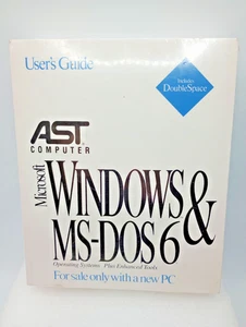 RARE NEW FACTORY SEALED Microsoft Windows & MS-DOS 6 from AST Computer - Picture 1 of 3