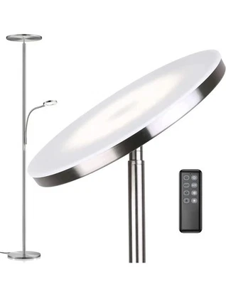 ANTEN LED Stehleuchte 35 W – Deckenfluter mit Leselampe, dimmbar, neu & ovp - Bild 1 von 4