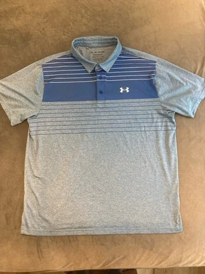 Camisa polo de golf/entrenamiento Under Armour The Playoff para hombre, talla XXL, ajuste holgado Foto 1 de 4