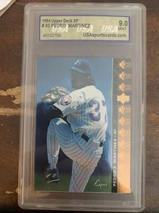 Tarjeta holográfica 1994 Upper Deck #85 Pedro Martínez EE. UU. 9 como nueva - Imagen 1 de 3