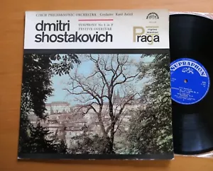 SUA 10576 Shostakovich Symphony no. 1 Karel Ancerl NEAR MINT Supraphon Mono LP - Picture 1 of 6