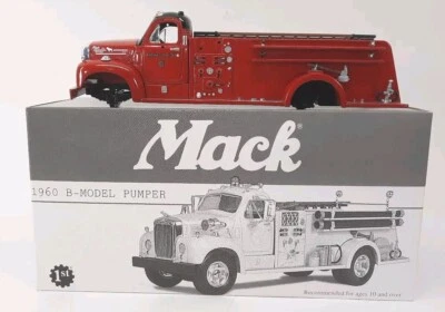 First Gear 1960 Mack B-модель пожарный насос грузовик 1/34 окрашенный CFD #87 недостающая деталь - Изображение 1 из 4