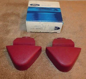 1975 1976 Ford Mercury Lincoln NOS RED SHOULDER SEAT BELT BOOTS - Bild 1 von 3