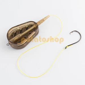 4 Stck. Angeln Inline-Methode Fütterer Karpfen Angeln Feeder Gewichte 20/30/40/50g - Bild 1 von 8