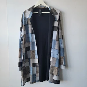 kamalikulture x norma kamali reversible patchwork jacket size M - Picture 1 of 8