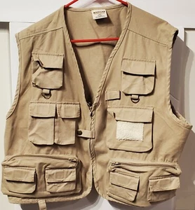 Magellan Sportswear Fly Fishing Vest Khaki XXL - Picture 1 of 3