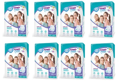 ONTEX ID Comfy Junior Pants 4-7 Jahre 8x14=112 Stück Inkontinenz Einweg Slip Kinder
