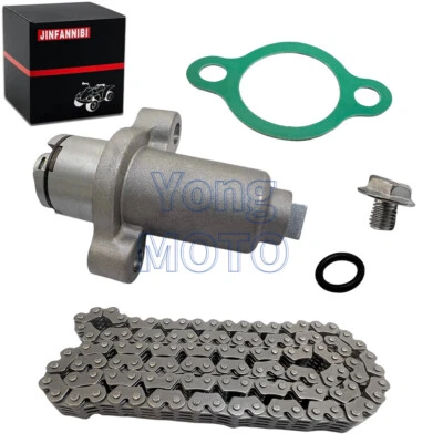 Cam Timing Chain & Tensioner w/ Gasket For Suzuki King Quad 500 LTA500 LTF500 Foto 1 de 4