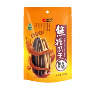 Semi di girasole Qiaqia 洽洽瓜帄�糖味中国特产 specialità cinese 108 g x 3 sacchetti - Foto 1 di 3