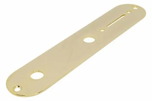 Tele Control Plate für 3/8" CTS Potis - Gold - Schrauben nicht enthalten - Bild 1 von 3