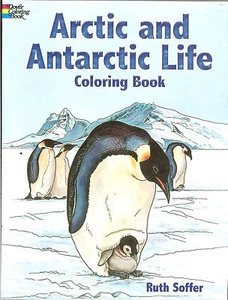 Arctic and Antarctic Life Coloring Book from Dover Publications, NEW PB - Picture 1 of 4