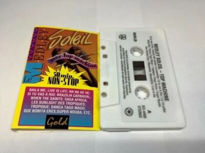 TOP MACHINE Audio Cassette Tape MEDLEY SOLEIL 50 Min NON-STOP Gold GG-4405 - Image 1 of 4