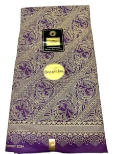 Eleganter & atemberaubender afrikanischer Ankara Wachsdruck, 100 % Baumwolle, verkauft von 6 Yards - Bild 1 von 2
