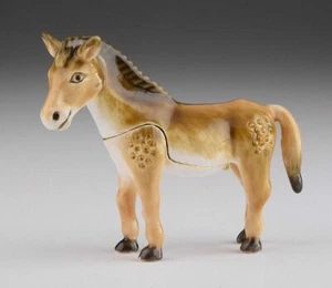 Caja de baratijas Donkey Faberge hecha a mano por Keren Kopal con cristal... - Bild 1 von 12