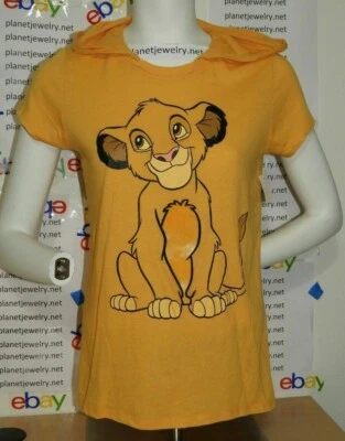 Disney  The Lion King SIMBA Hoodie T-SHIRT Juniors Size L, XL, 2XL, 3XL NWT - Image 1 of 4