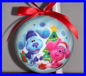 Blues Clues & You Weihnachtsschmuck 2022 Nickelodeon rund 3" cm NEU - Bild 1 von 8