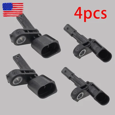 4 Front Rear ABS Wheel Speed Sensor Set Fits VOLKSWAGEN AMAROK 2011 - Image 1 of 4