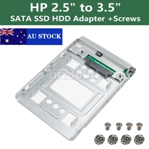 2.5'' SSD to 3.5'' SATA SAS HDD Caddy Adapter Hard Disk Drive Tray Converter Set - Picture 1 of 9
