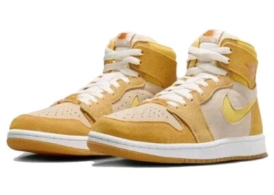 Nike Air Jordan 1 Zoom CMFT 2 Amarillo Ocre FJ5743-700 Unisex Mujer Talla Nuevo Foto 1 de 4