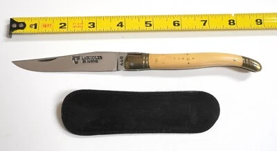 Laguiole en Aubrac 11 см одно складное лезвие самшит ручка латунные валики - Изображение 1 из 4